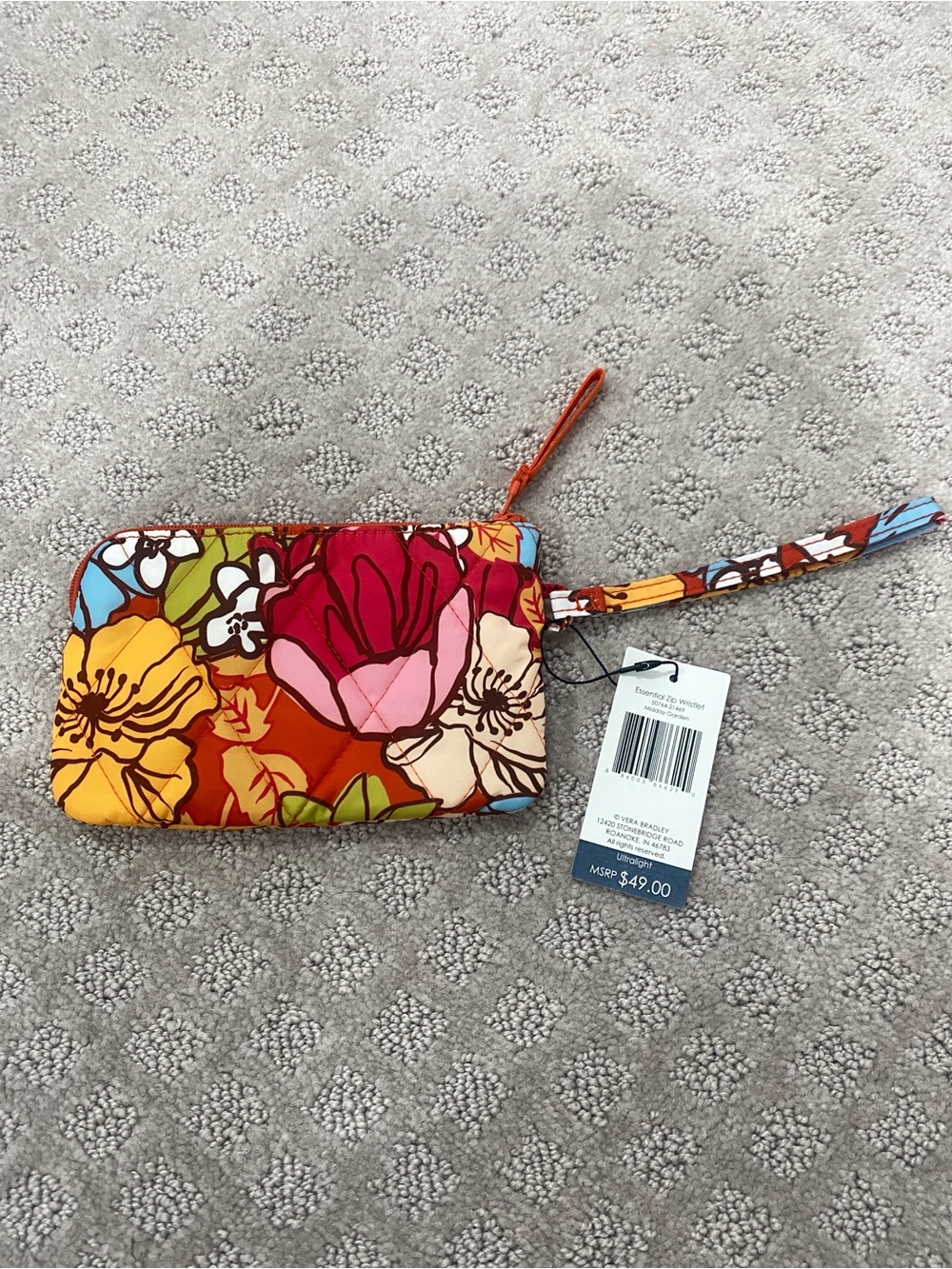 Floral Print Wristlet clutch- Multicolor